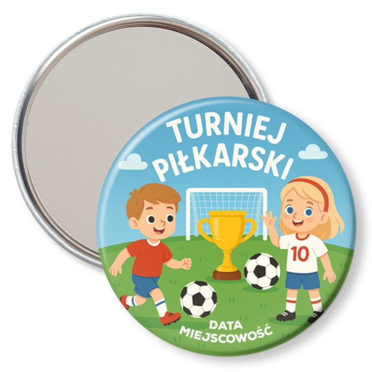 przypinka lusterko Turniej piłkarski