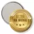 Przypinka lusterko Uczeń na medal złoty medal