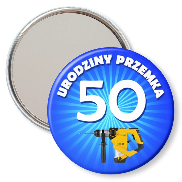 przypinka lusterko Urodziny Budowlańca