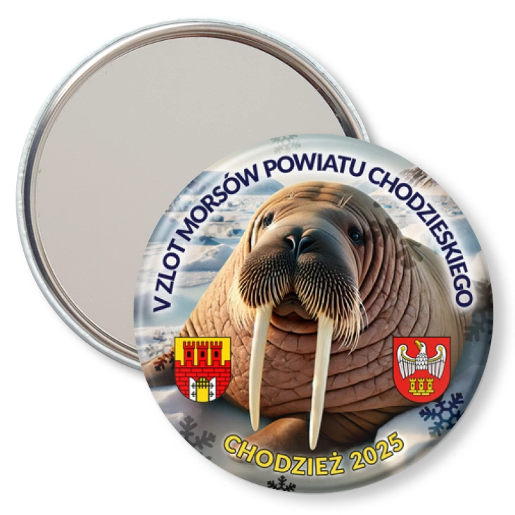 przypinka lusterko V Zlot Morsów Powiatu Chodzieskiego