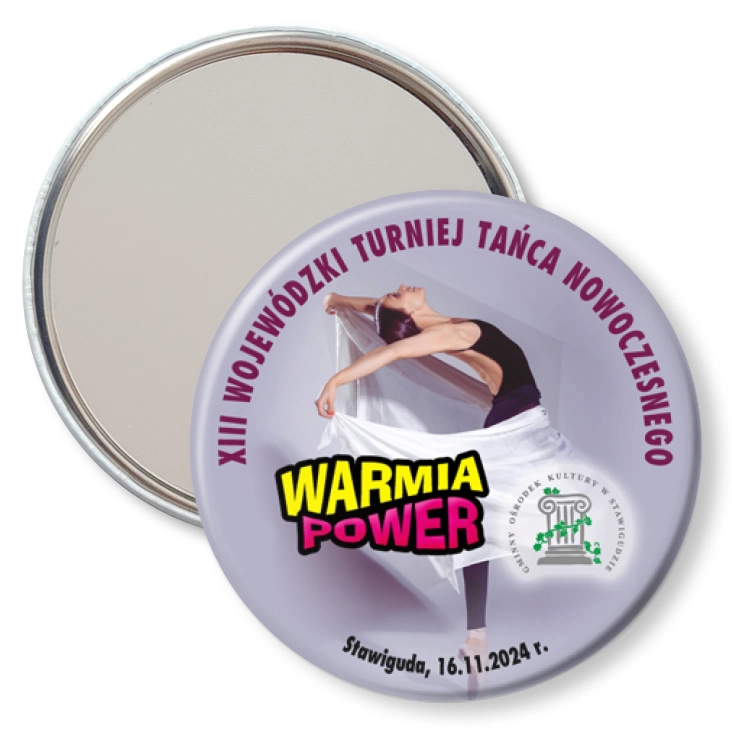 przypinka lusterko Warmia Power 2024