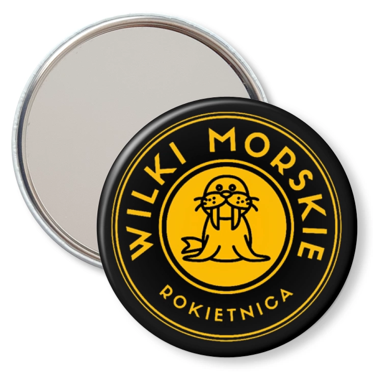 przypinka lusterko Wilki Morskie Rokietnica