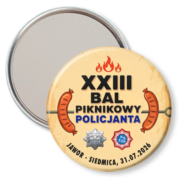 przypinka lusterko XXIII Bal Piknikowy Policjanta