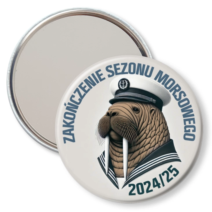 przypinka lusterko Zakończenie sezonu morsowego