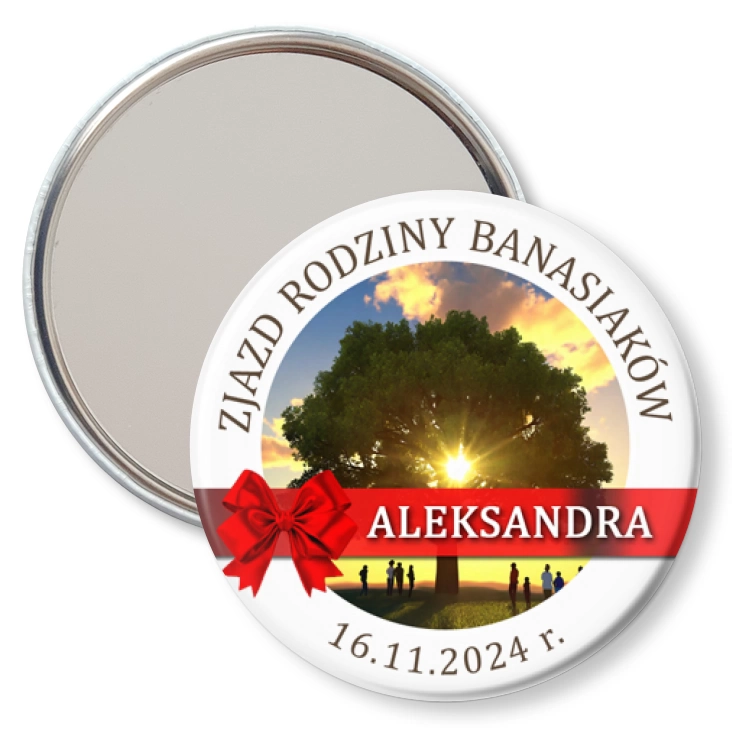 przypinka lusterko Zjazd rodziny Banasiaków