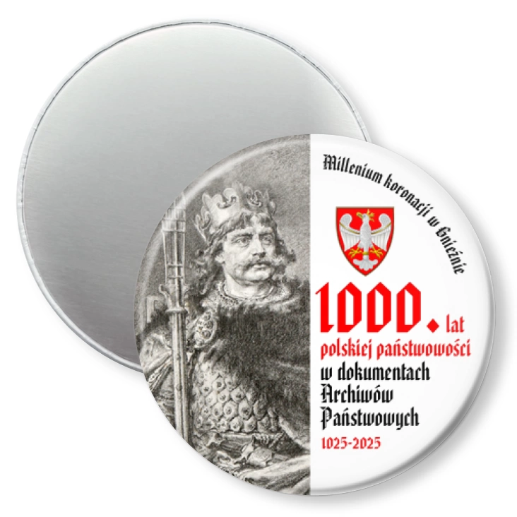przypinka magnes 1000 lat polskiej państwowości