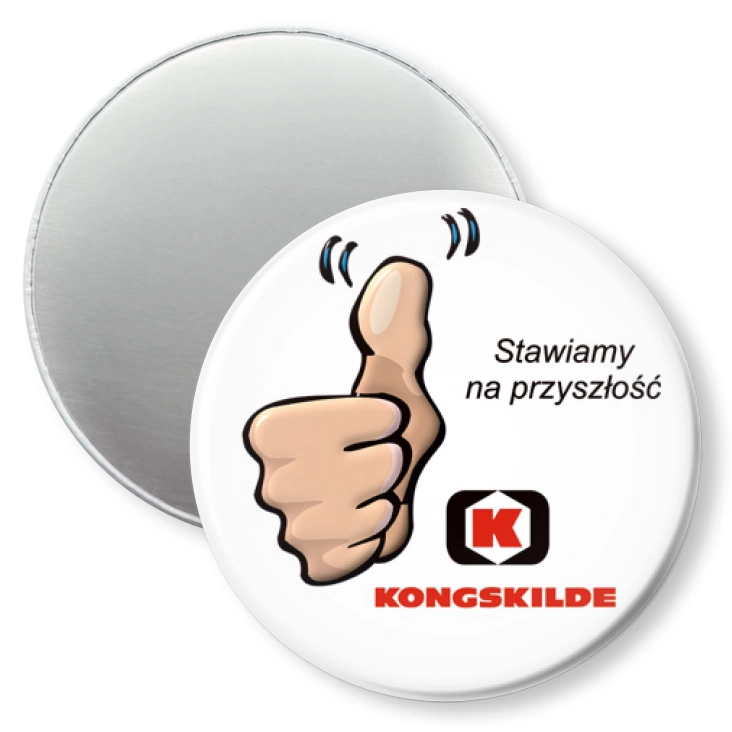 przypinka magnes Konskilde - Stawiamy na przyszłość