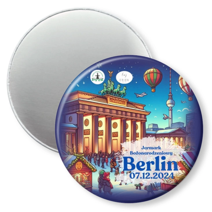 przypinka magnes Berlin PTTK Nysa