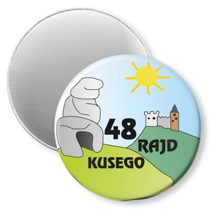 przypinka magnes 48 Rajd Kusego