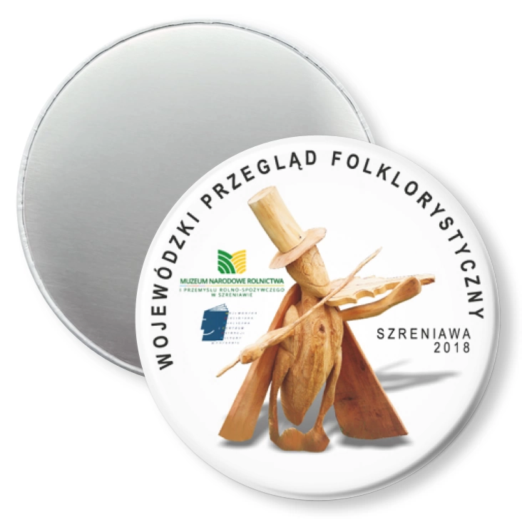 przypinka magnes Wojewódzki Przegląd Folklorystyczny 2018