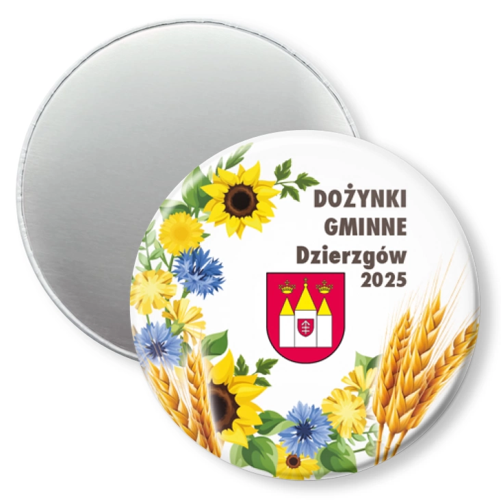 przypinka magnes Dożynki Gminne Dzierzgów 2025
