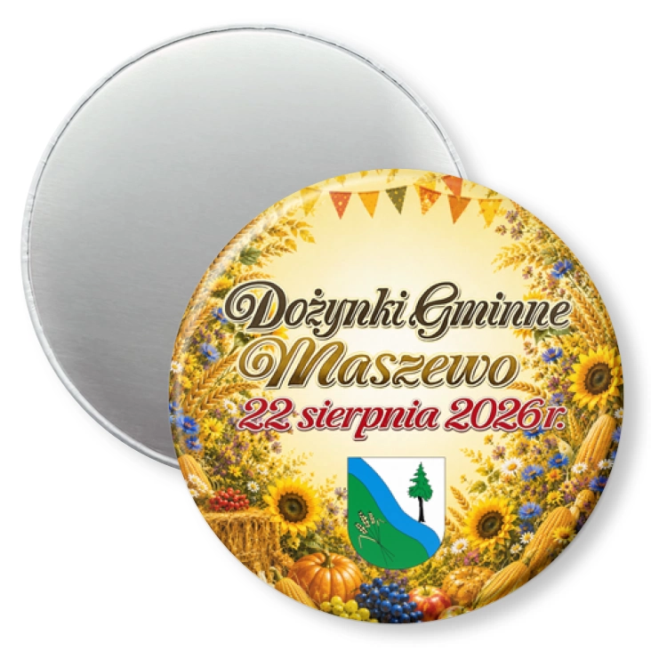 przypinka magnes Dożynki Gminne Maszewo 2026