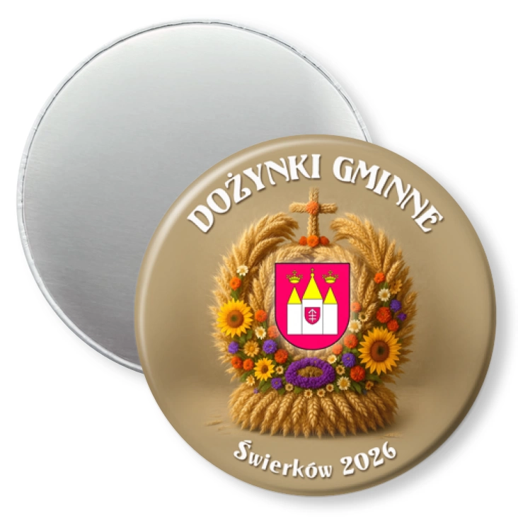 przypinka magnes Dożynki Gminne Świerków 2026