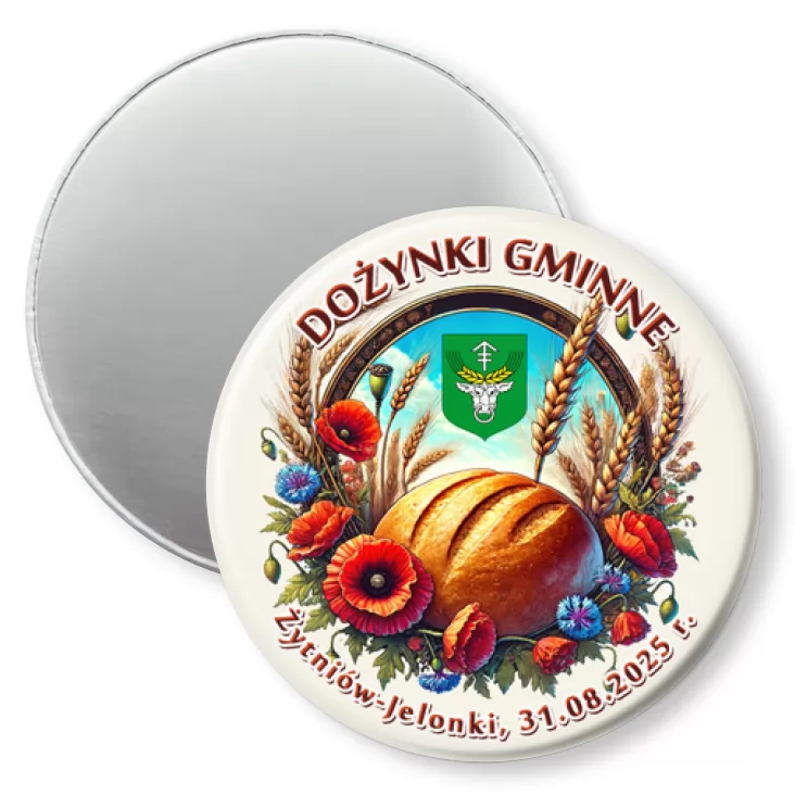 przypinka magnes Dozynki gminne Żytników-Jelonki 2025