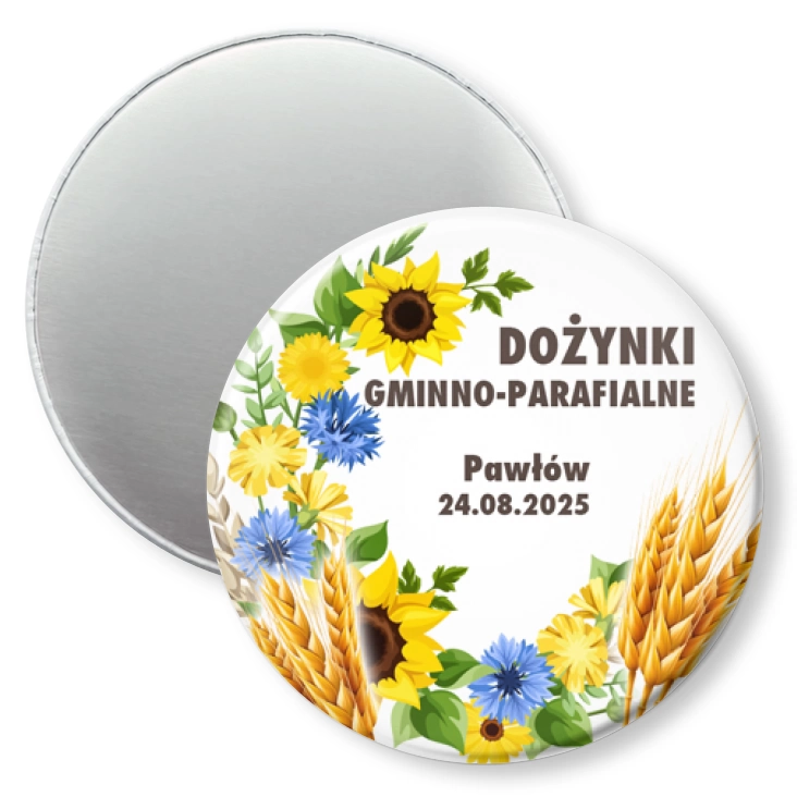 przypinka magnes Dożynki Gminno-Parafialne Pawłów 2025
