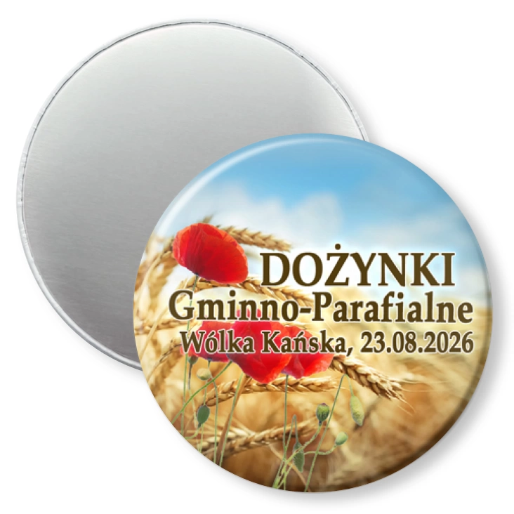 przypinka magnes Dożynki Gminno-Parafialne Wólka Kańska