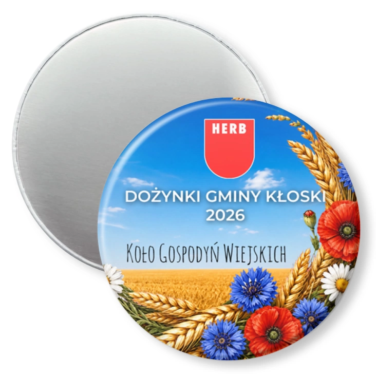 przypinka magnes Dożynki KGW