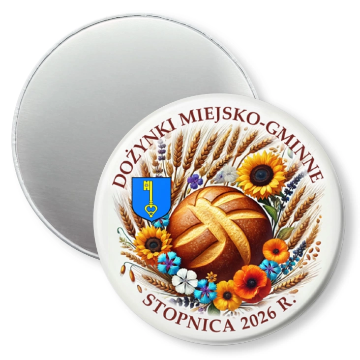 przypinka magnes Dożynki Miejsko-Gminne Stopnica 2026