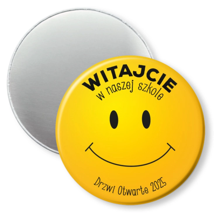 przypinka magnes Drzwi Otwarte Witajcie w naszej szkole