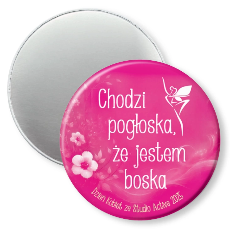 przypinka magnes Dzień Kobiet 2025 Studio Active