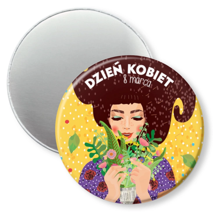 przypinka magnes Dzień Kobiet 8 marca