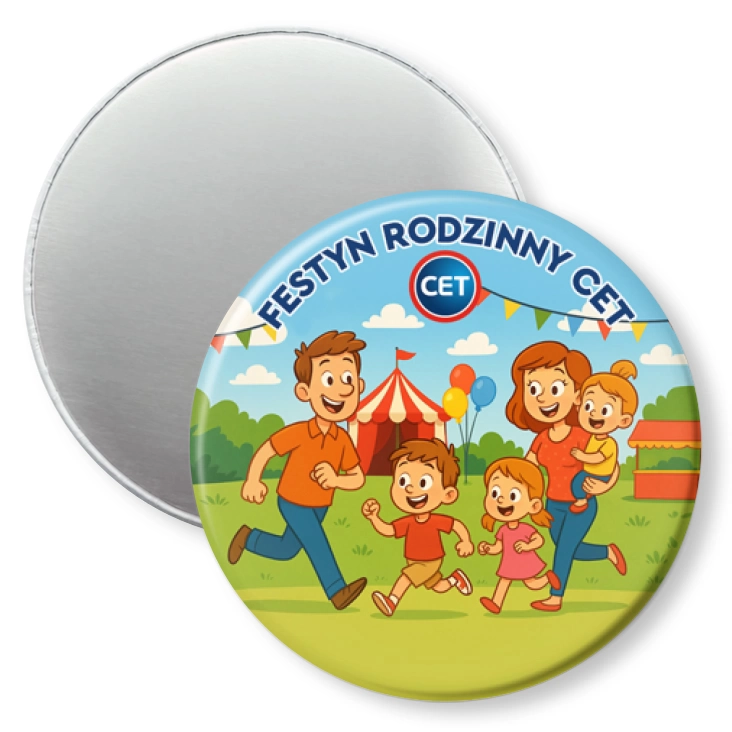 przypinka magnes Festyn rodzinny CET
