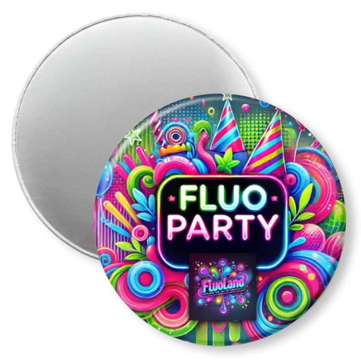 przypinka magnes Fluo party Fluoland