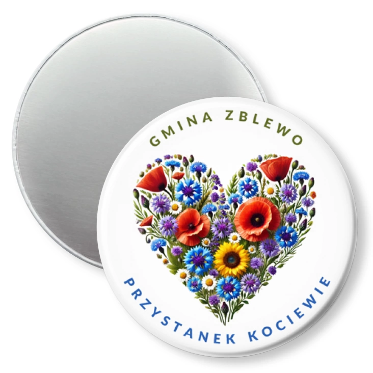 przypinka magnes Gmina Zblewo Przystanek Kociewie