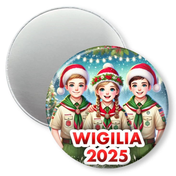 przypinka magnes Harcerska wigilia