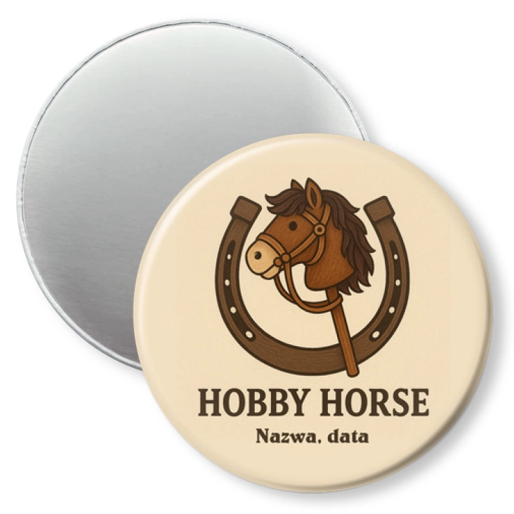 przypinka magnes Hobby horse