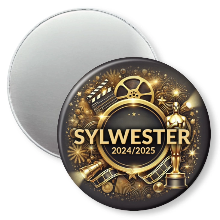 przypinka magnes Impreza sylwestrowa w stylu Hollywood