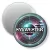 Przypinka magnes Impreza sylwestrowa w stylu science-fiction