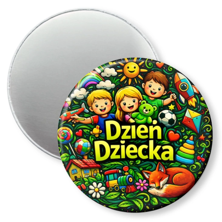 przypinka magnes Kolorowy Dzień Dziecka