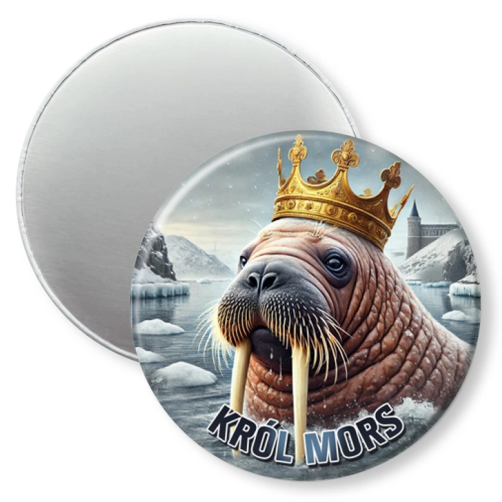 przypinka magnes Król Mors