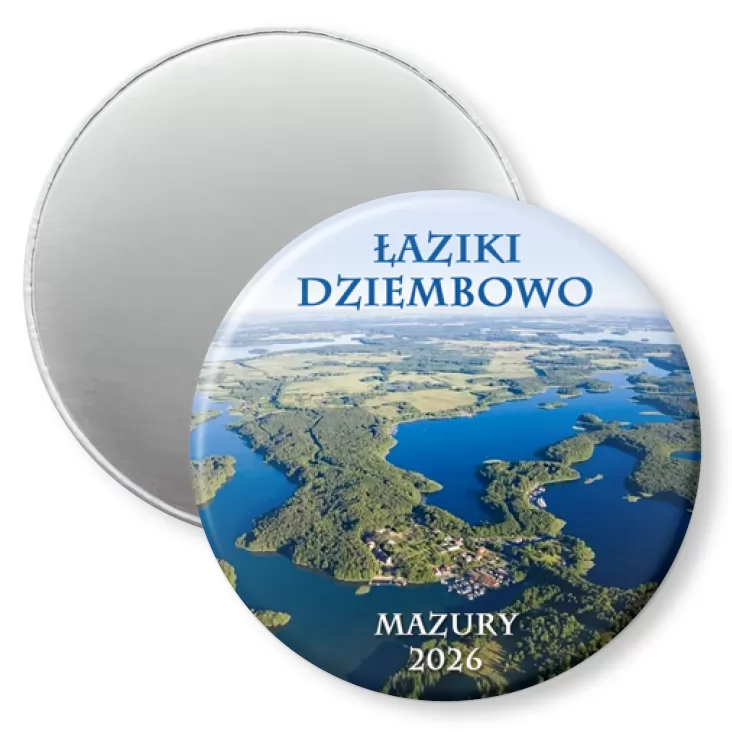 przypinka magnes Łaziki Dziewmbowow Mazury 2026