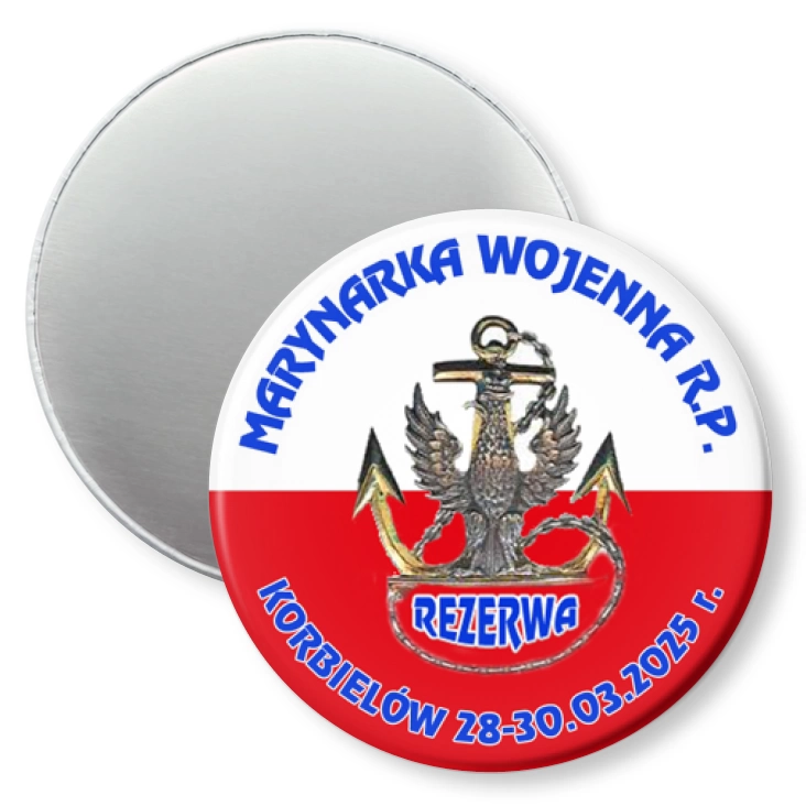 przypinka magnes Marynarka Wojenna RP Korbielów 2025