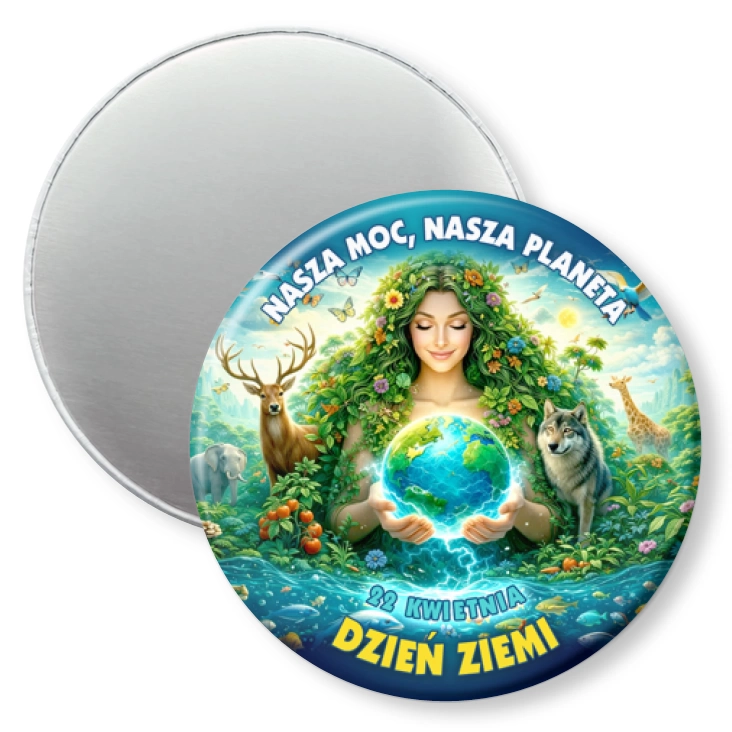 przypinka magnes Matka Ziemia Dzień Ziemi 22 kwietnia