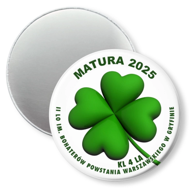 przypinka magnes Matura 2025 II LO w Gryfinie