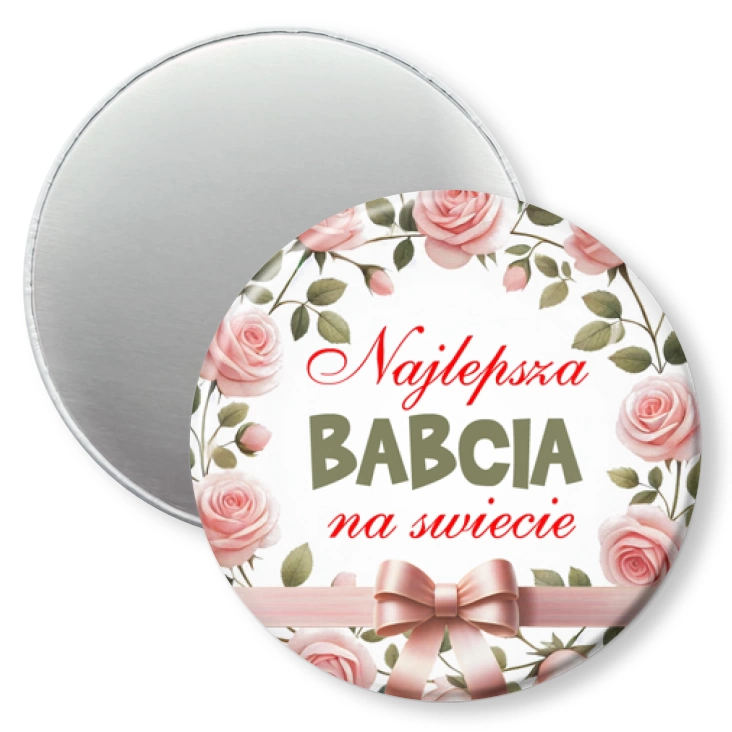 przypinka magnes Najlepsza babcia