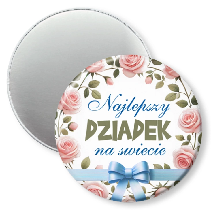 przypinka magnes Najlepszy dziadek
