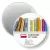 Przypinka magnes Narodowe Czytanie 2025 Biblioteka w Opinogórze