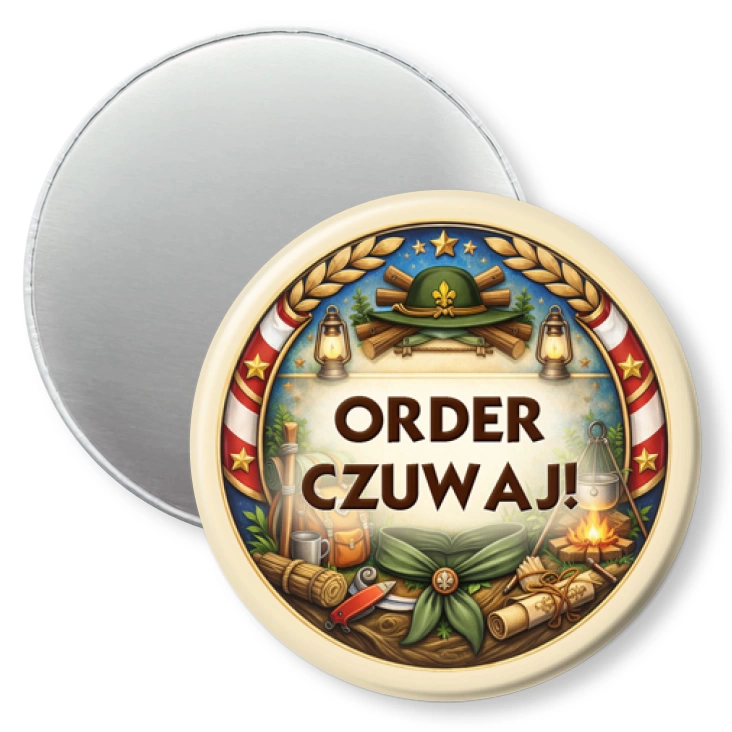 przypinka magnes Order Czuwaj
