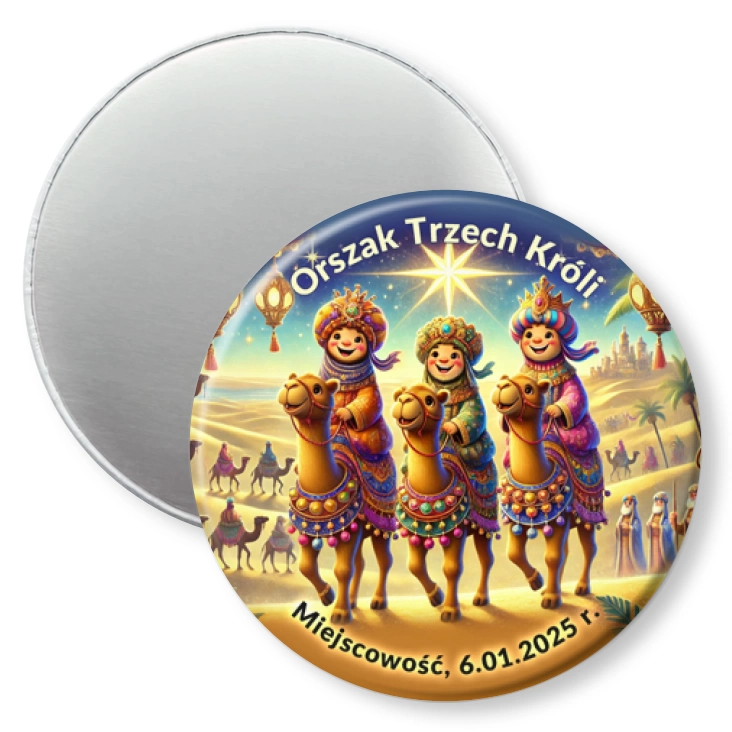 przypinka magnes Orszak Trzech Króli Jasełka