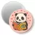 Przypinka magnes Panda love Walentynki