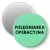 Przypinka magnes Pielęgniarka operacyjna czarne litery