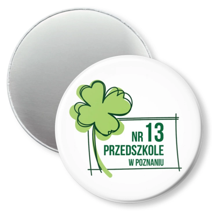 przypinka magnes Przedszkole nr 13 w Poznaniu