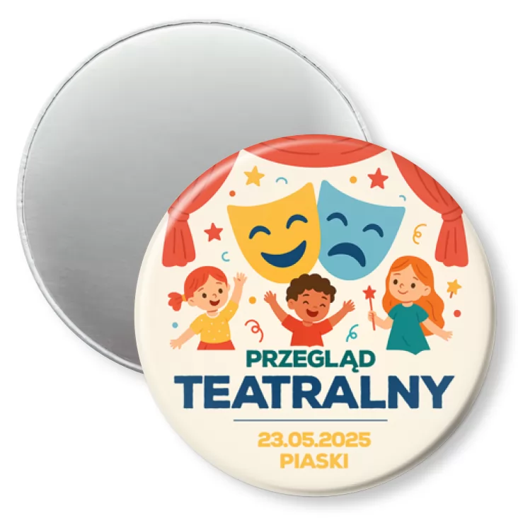 przypinka magnes Przegląd Teatralny Piaski 2025