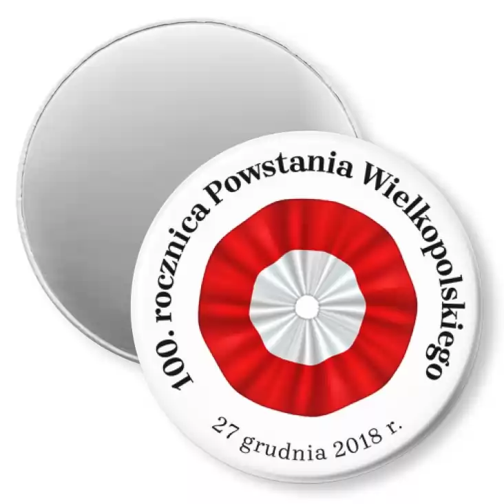 przypinka magnes 100. rocznica Powstania Wielkopolskiego