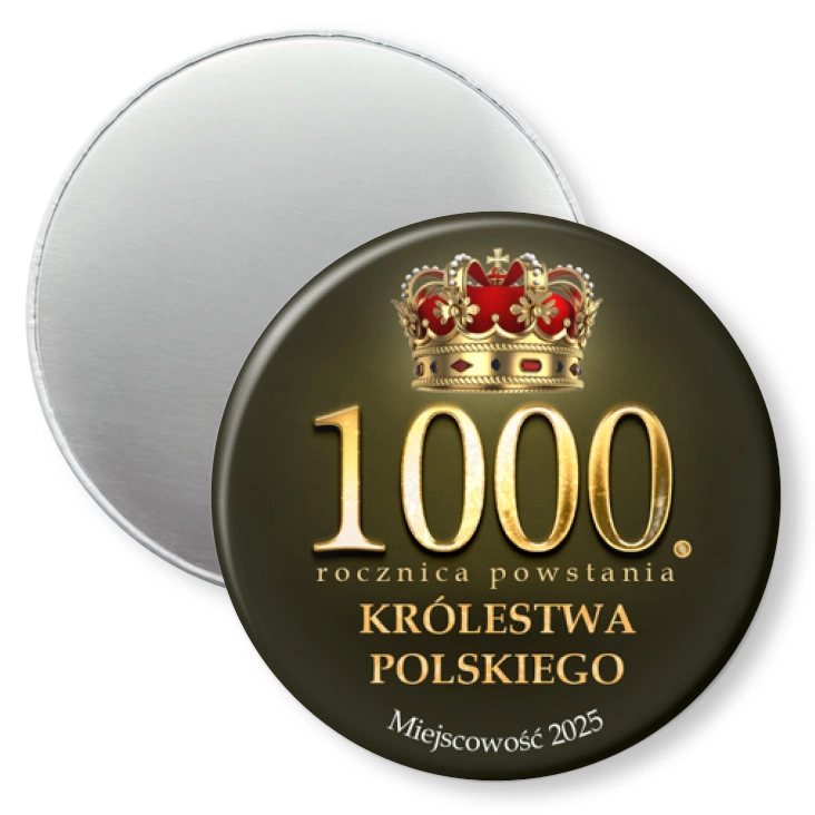 przypinka magnes 1000. rocznica powstania Królestwa Polskiego