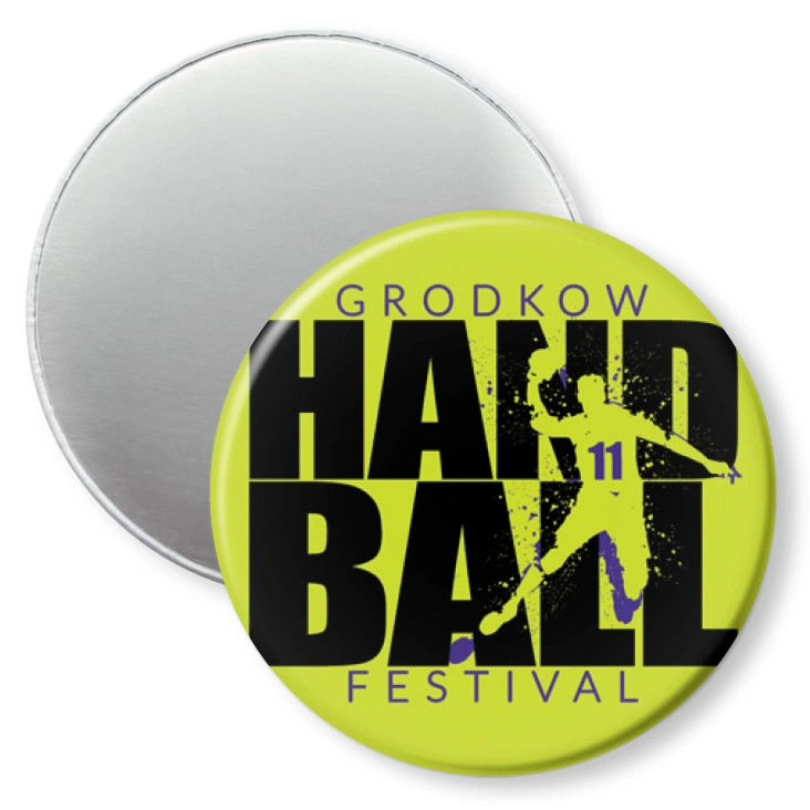 przypinka magnes 11 Grodków Handball Festival